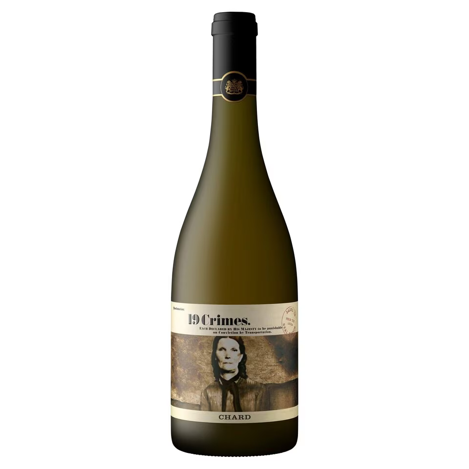 19 Crimes Australian Chardonnay 13% Abv - 750ml Bottle